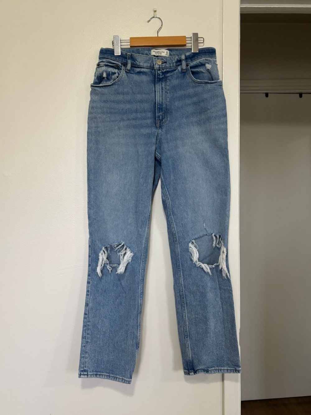 Abercrombie & Fitch 90s Straight Ultra High Rise Curve Love